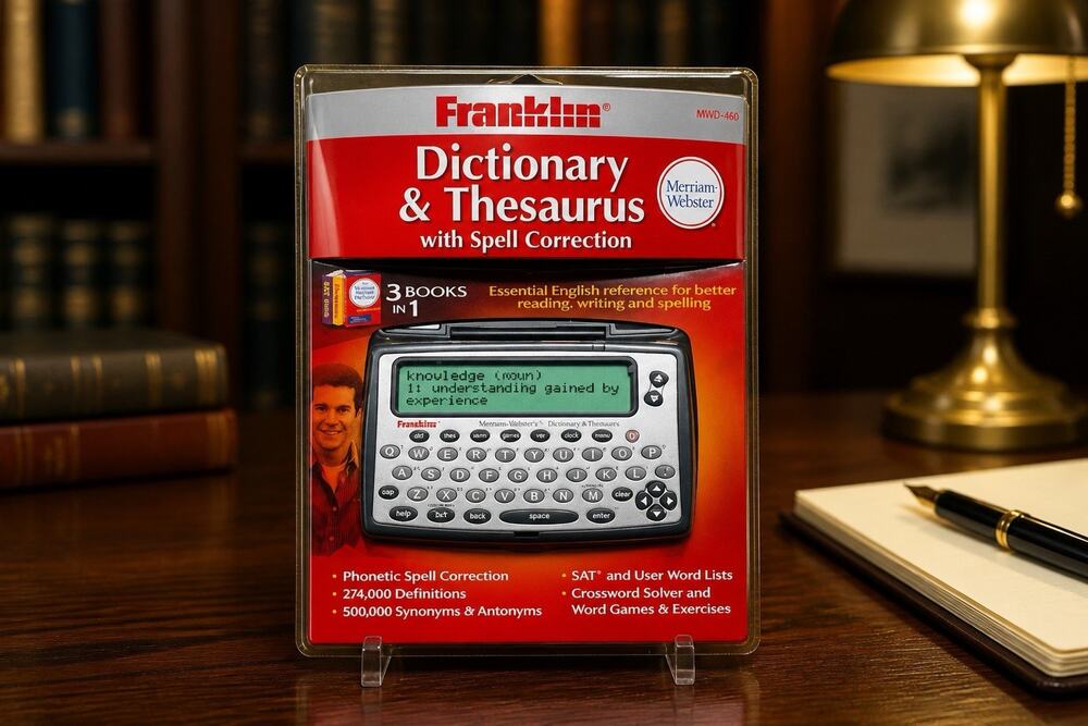 Franklin Electronic Dictionary Thesaurus W/ Spell Correction MWD-460